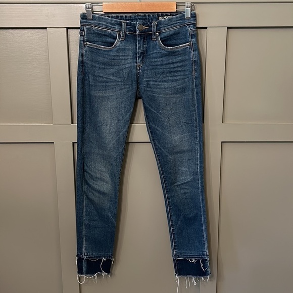 Blank NYC Crybaby Released Double Hem Skinny Jeans Size 26 - Picture 1 of 11
